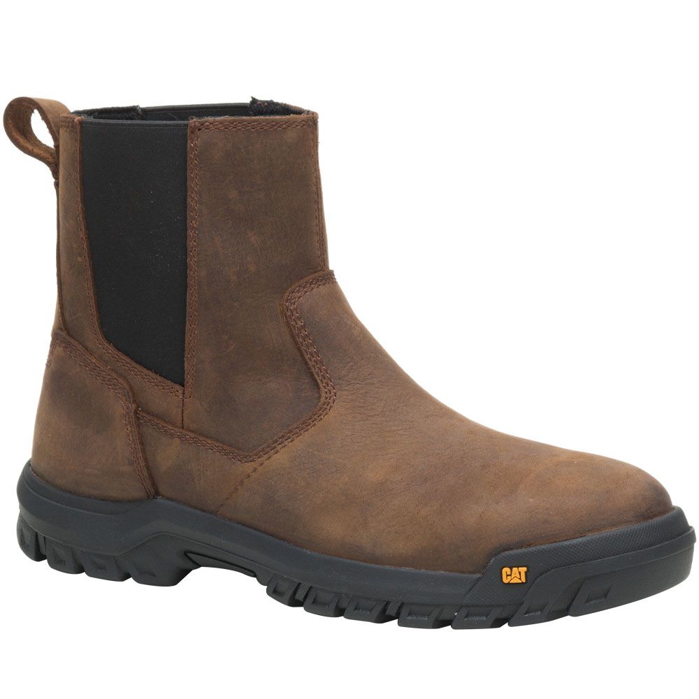 Caterpillar Footwear Wheelbase St Safety Toe Work Boots - Mens Brown