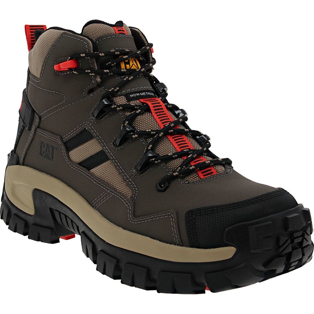 Caterpillar Footwear Invader Mid Vent | Mens Comp Toe Work Boots ...