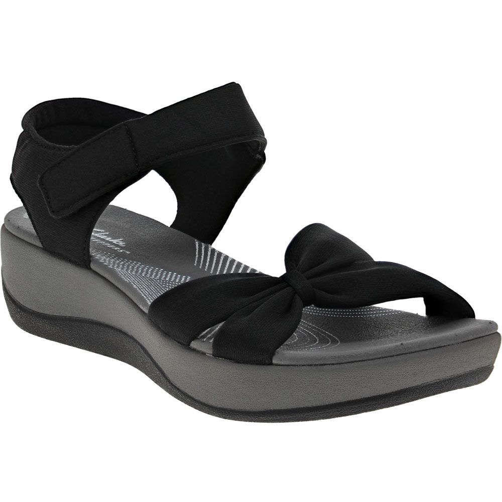 Clarks Arla Shore Sandals - Womens Black