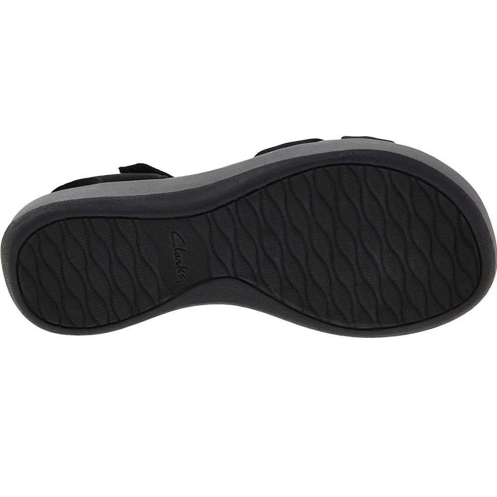 Clarks Arla Shore Sandals - Womens Black Sole View