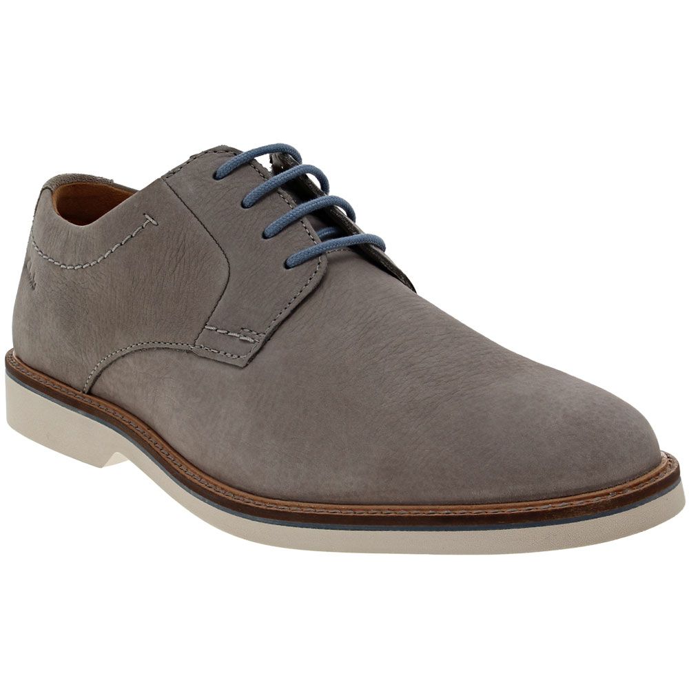 Clarks Atticus Ltlace Oxford Dress Shoes - Mens Grey