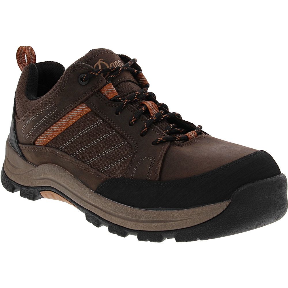 Danner Riverside 3" Mens Steel Toe Work Shoes Brown Orange