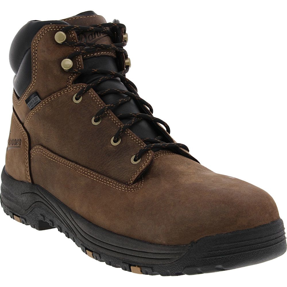 Danner Caliper 6" Mens Aluminum Toe Work Boots Brown