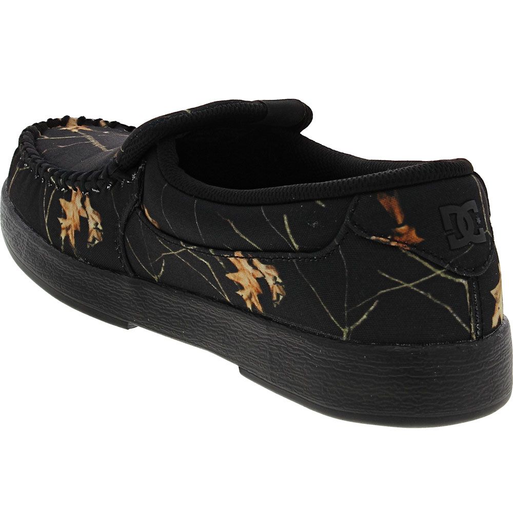 DC Shoes Villain 2 Slippers - Mens Black Camo Back View