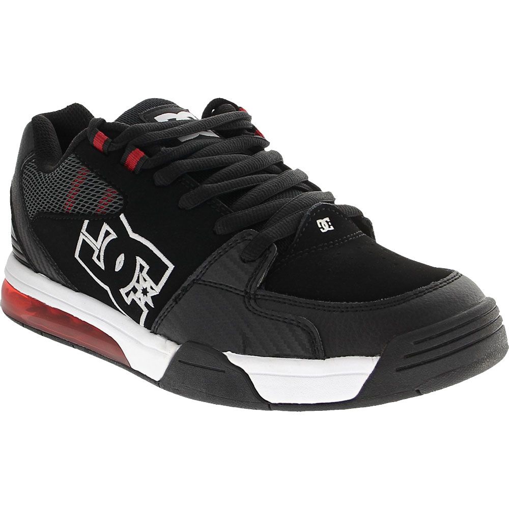 DC Shoes Versatile Low Skate Shoes - Mens Black White Red