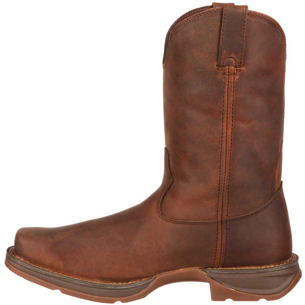 Durango Rebel Brown Mens Western Boots Trail Brown Back View