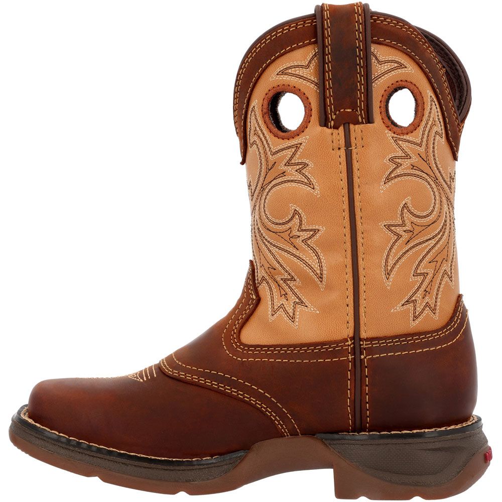 Durango Lil Rebel DBT0240C Western Boots - Boys | Girls Brown Tan Back View