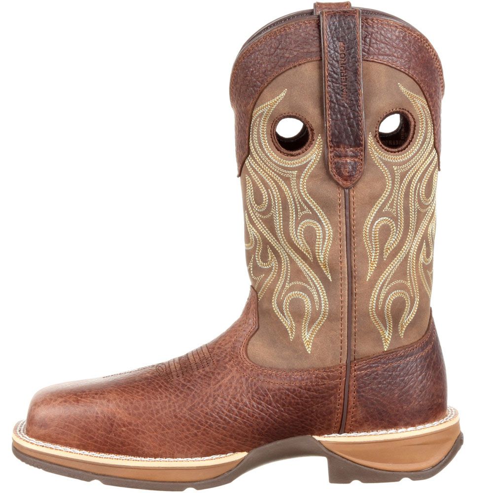 Durango Rebel Composite Toe Work Boots - Mens Brown Back View