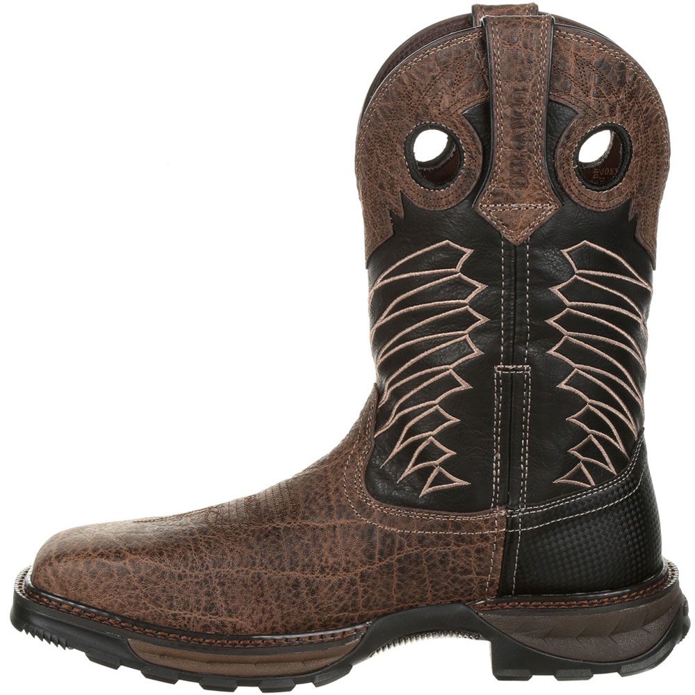 Durango Maverick XP Chocolate Elephant Mens Safety Toe Work Boots Brown Back View