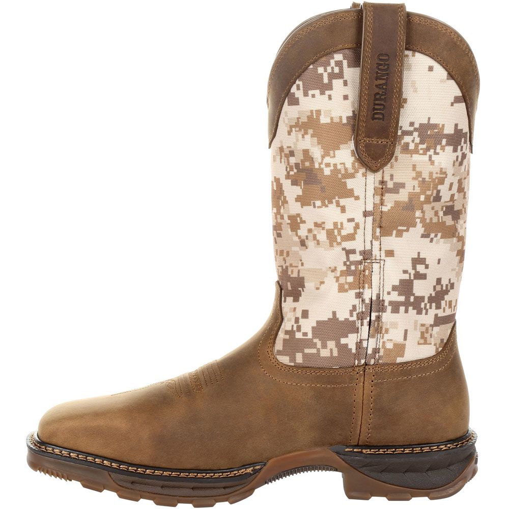 Durango Maverick XP Desert Camo Mens Safety Toe Work Boots Brown Back View