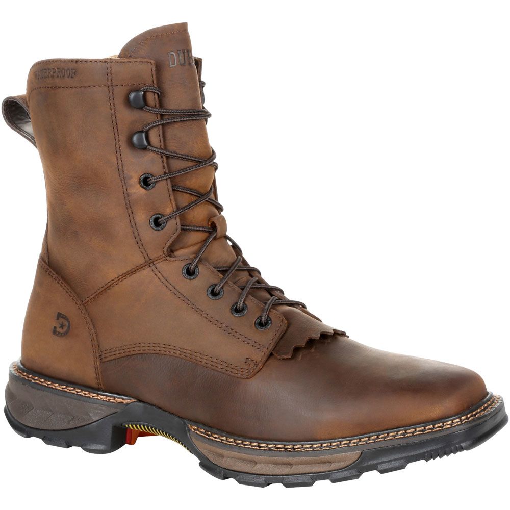 Durango Maverick XP Waterproof Lacer Mens Soft Toe Work Boots Brown