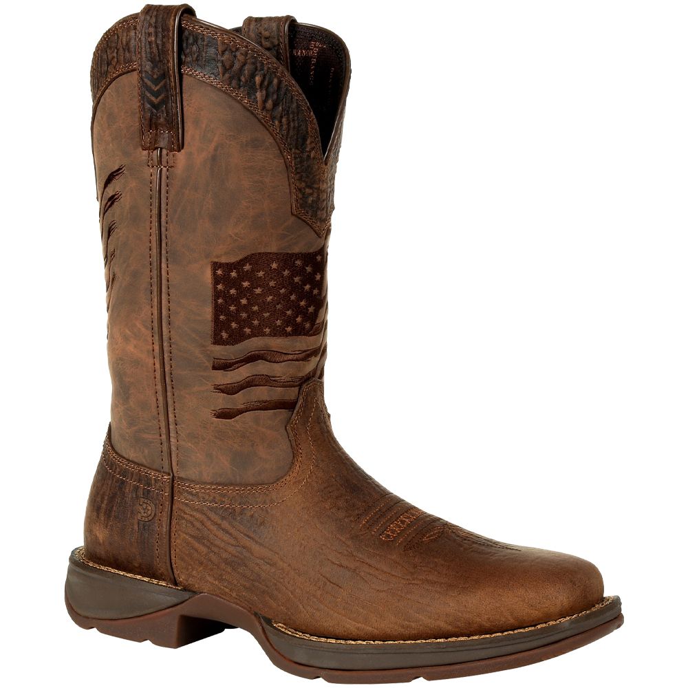 Durango Rebel Distressed Flag DDB0314 Mens Western Boots Brown