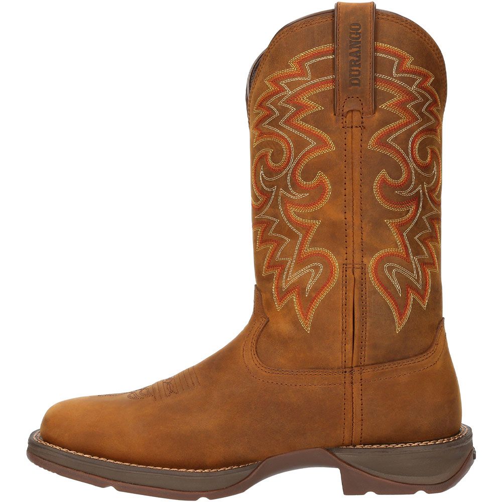 Durango Rebel Waterproof 12" Mens Western Boots Russet Back View