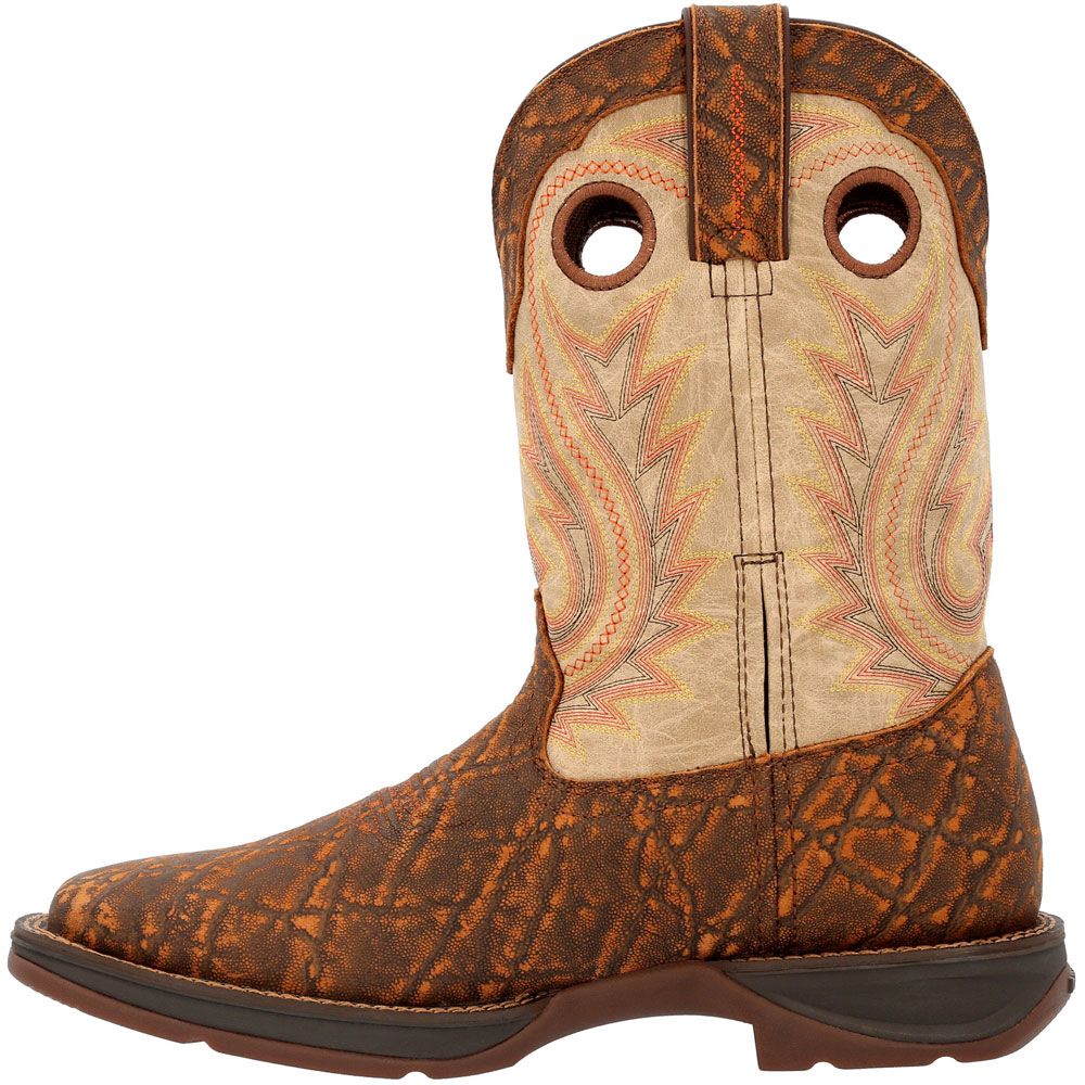 Durango Rebel Tan Elephant 11" Mens Western Boots Back View