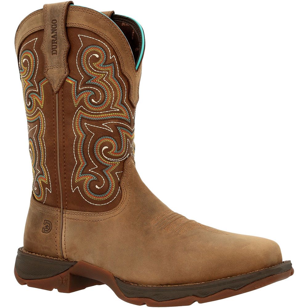 Durango Lady Rebel Dusty Brown Womens Composite Toe Work Boots Brown