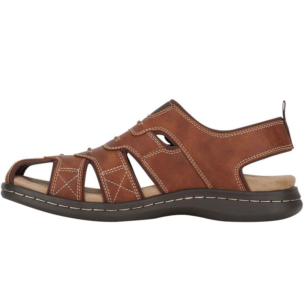 Dockers Searose Sandals - Mens Rust Back View