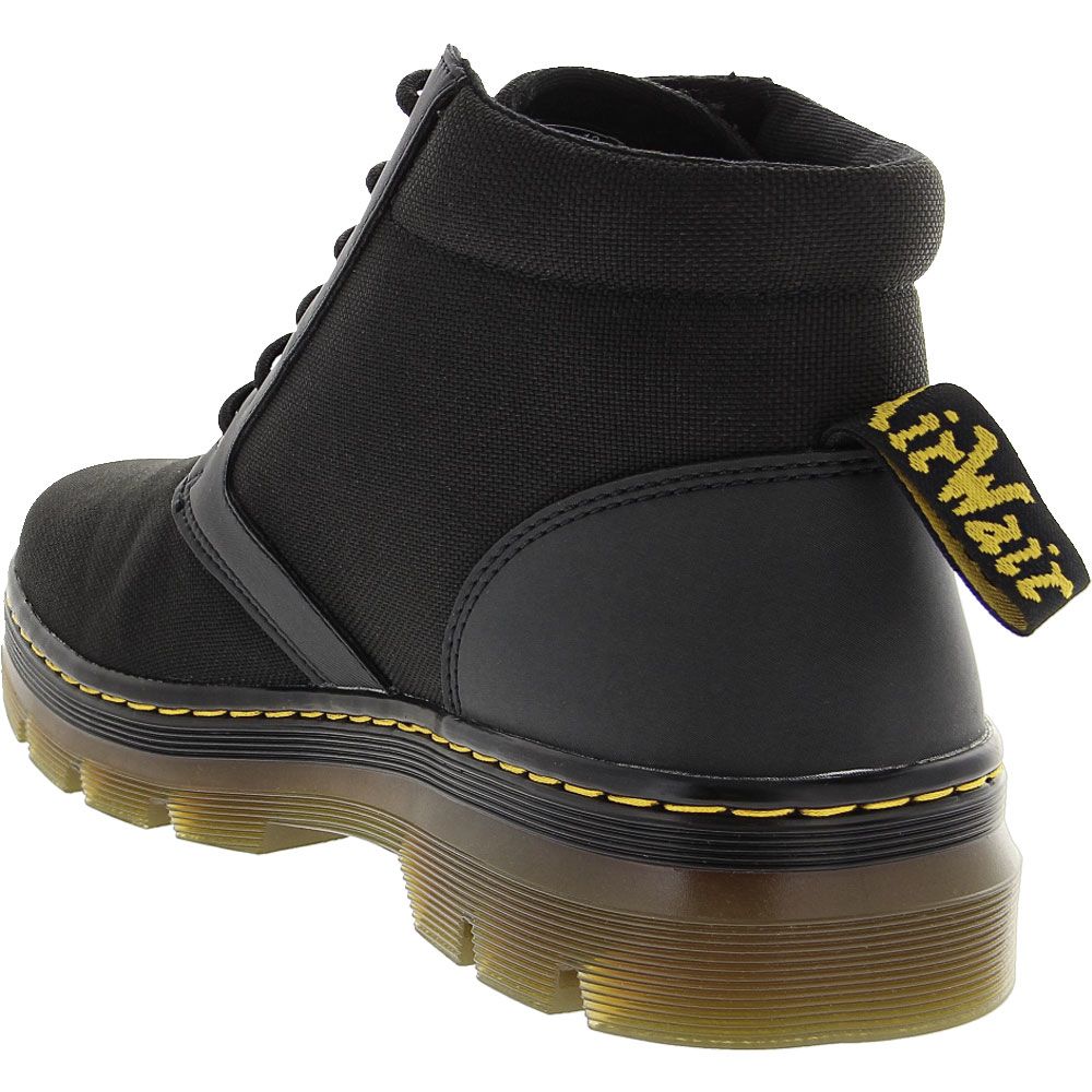 Dr. Martens Bonny Nylon Casual Boots - Mens Black Back View