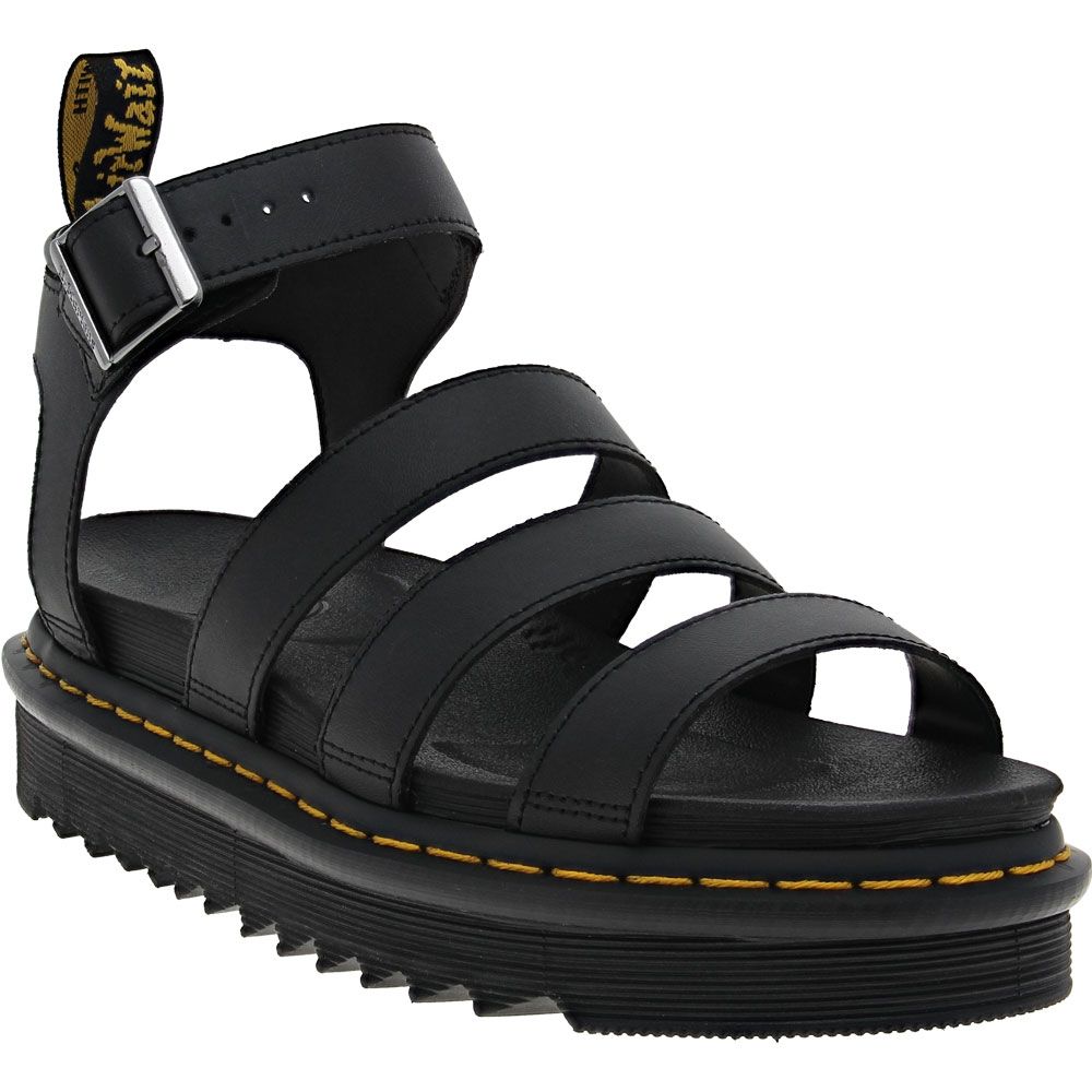 Dr. Martens Blaire Black Hydro Sandals - Womens Black