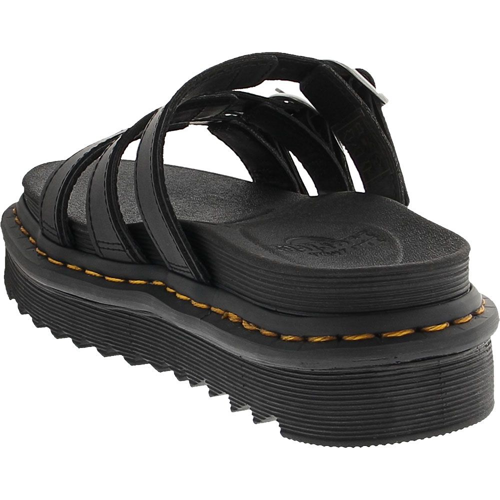 Dr. Martens Blaire Slide Sandals - Womens Black Back View