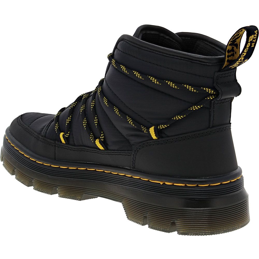 Dr. Martens Combs Padded Winter Boots - Womens Black Back View