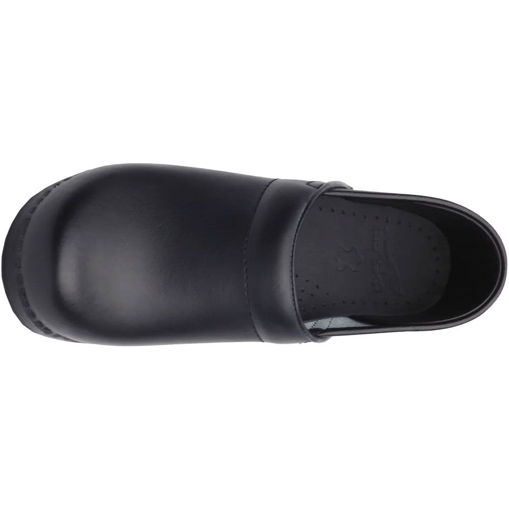 Dansko Pro Clogs - Womens Black Box Back View