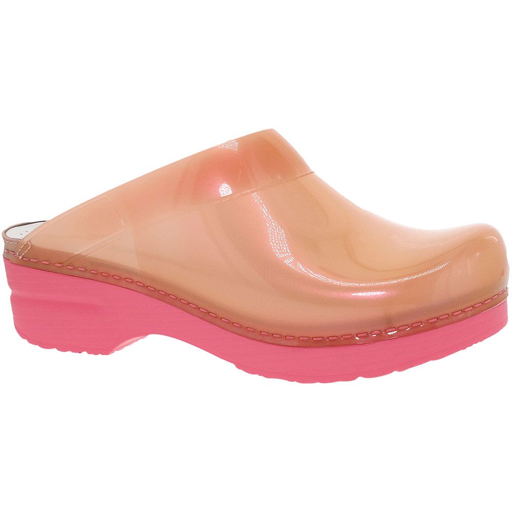 Dansko Sonja Clogs Casual - Womens Coral Translucent