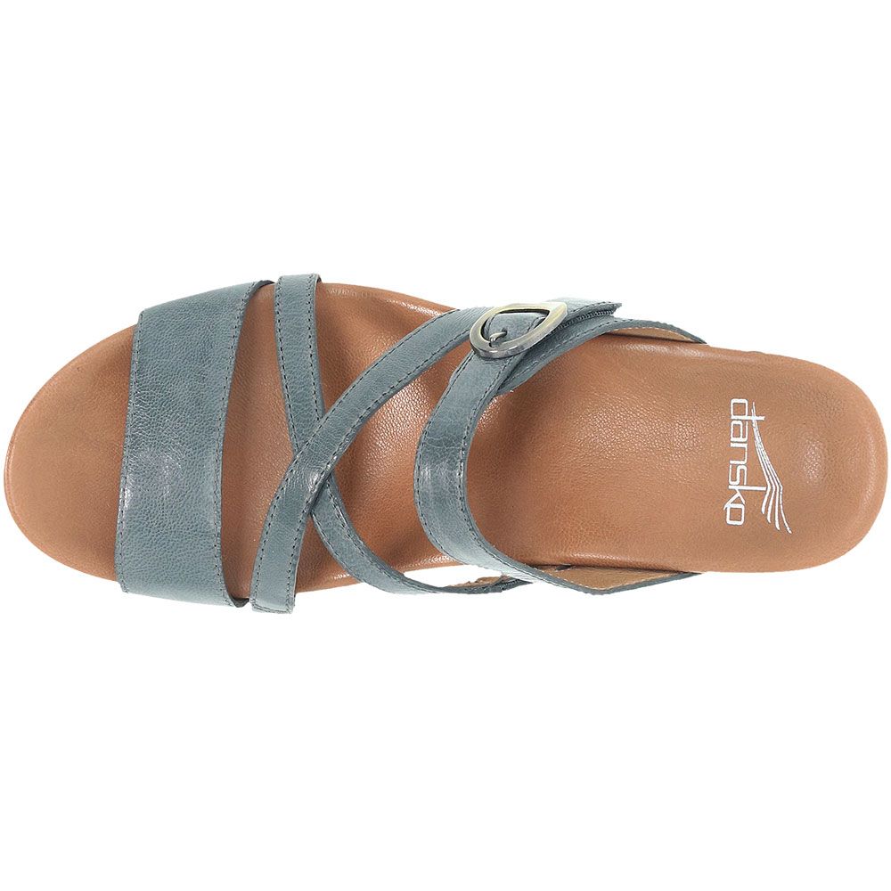 Dansko Ana Sandals - Womens Denim Back View