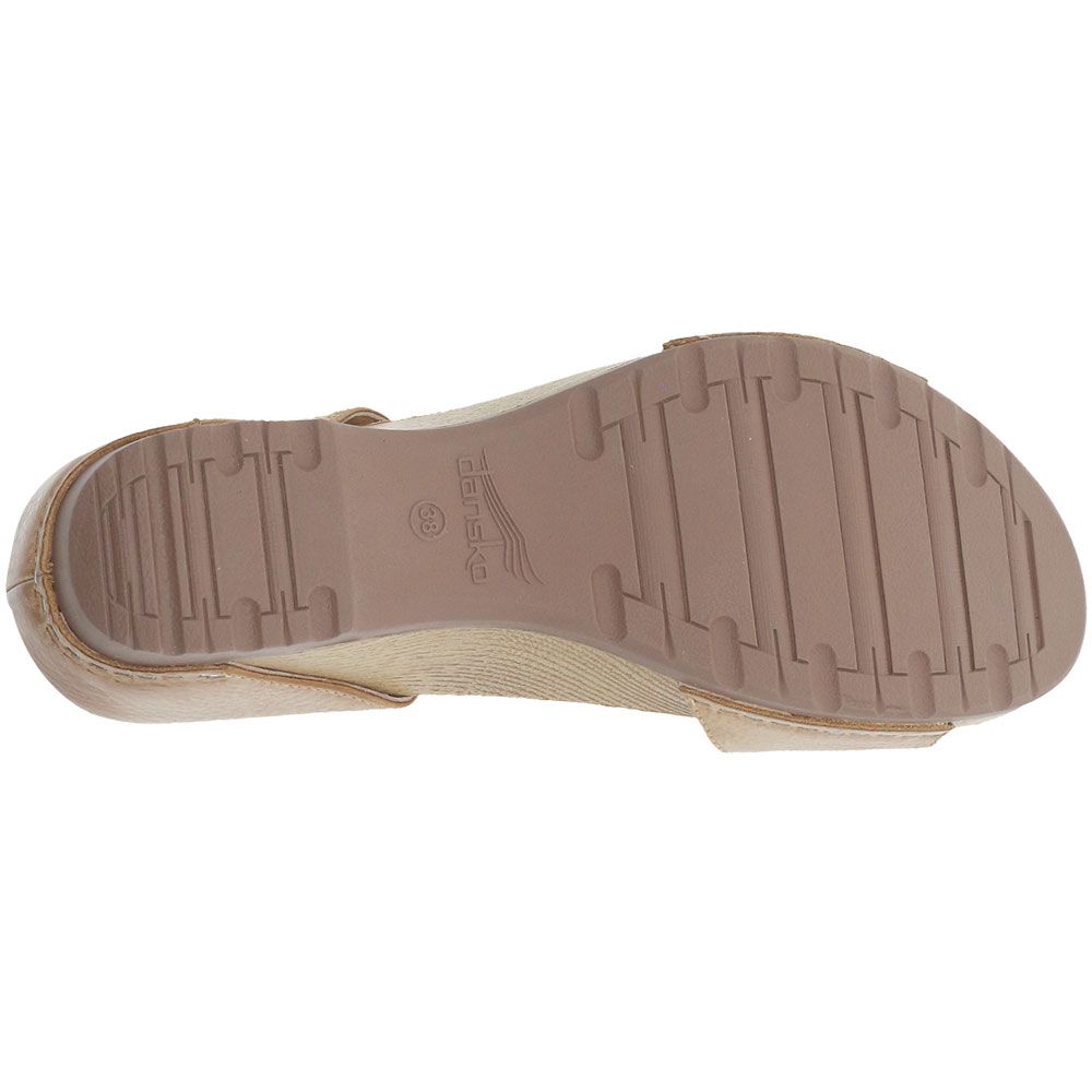 Dansko Tanya Sandals - Womens Tan Sole View