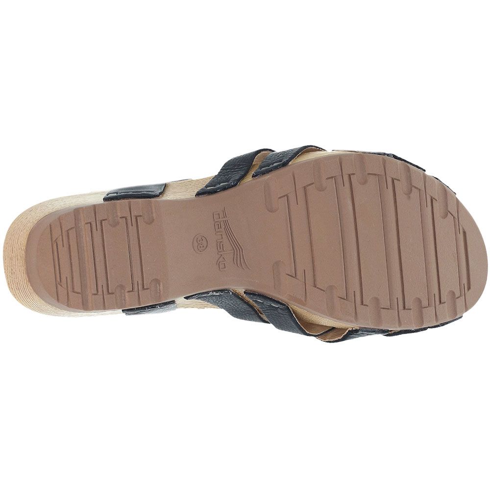 Dansko Tinley Sandals - Womens Black Sole View