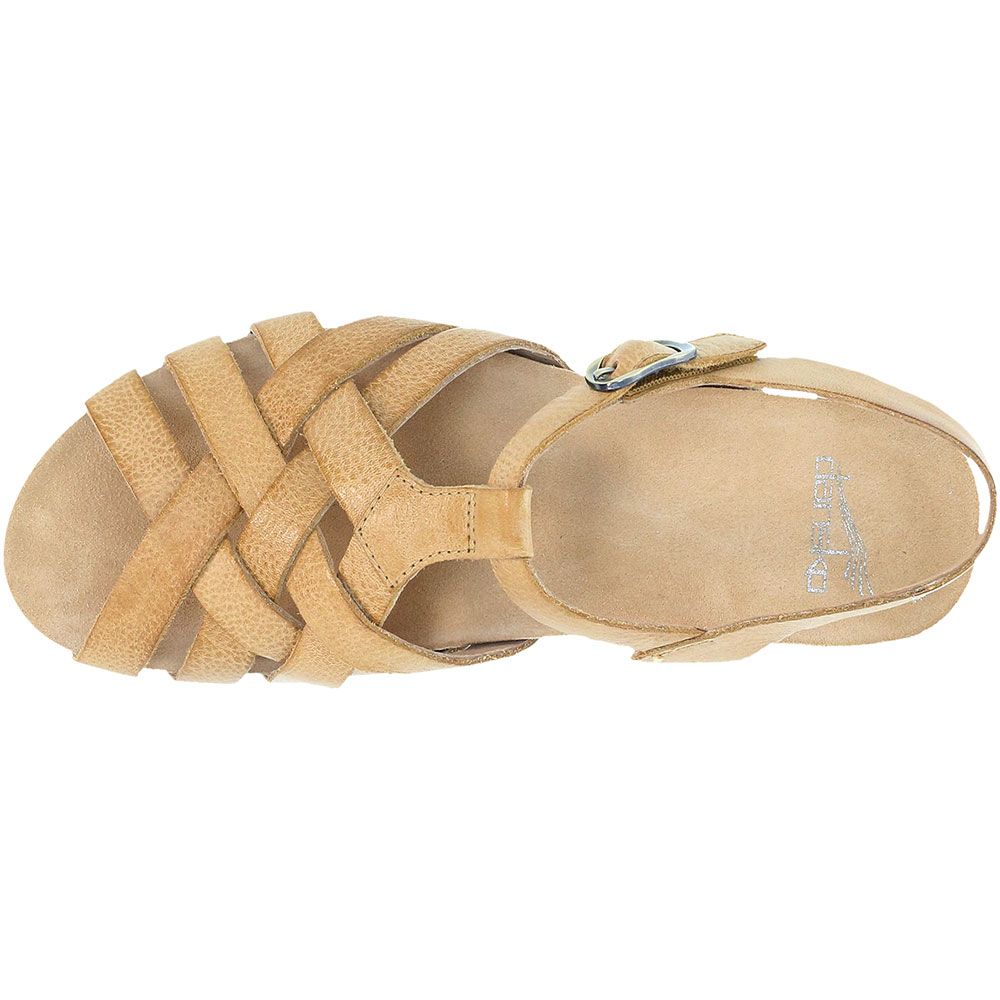 Dansko Tinley Sandals - Womens Tan Back View