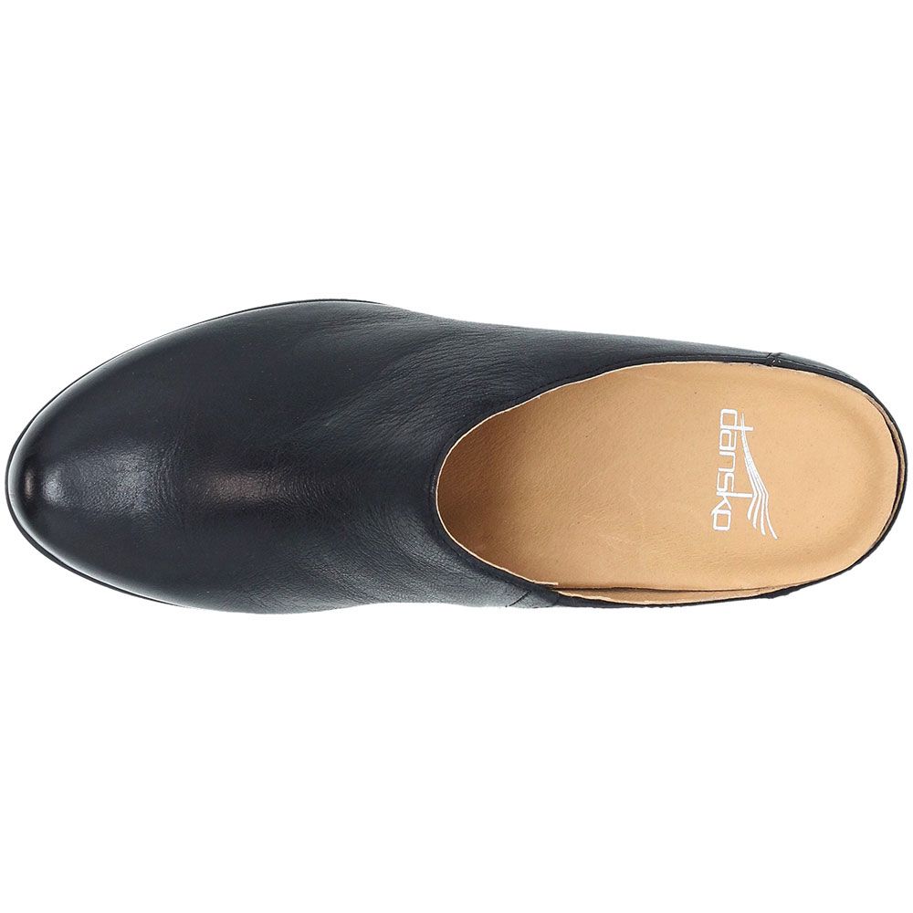 Dansko Carrie Slip on Casual Shoes - Womens Black Back View