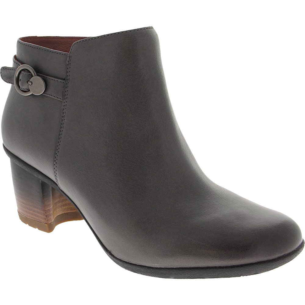 Dansko Perry Ankle Boots - Womens Grey Waterproof Burnished