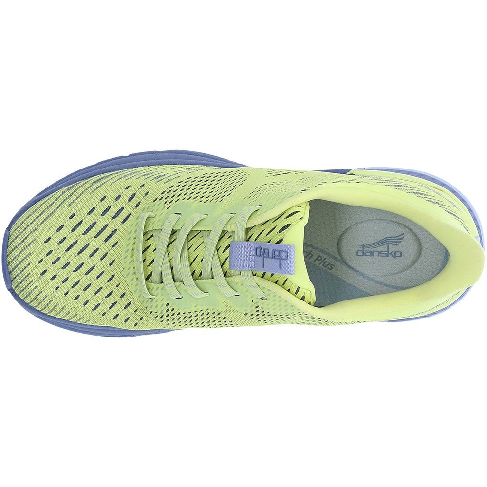 Dansko Peony Walking Shoes - Womens Yellow Back View