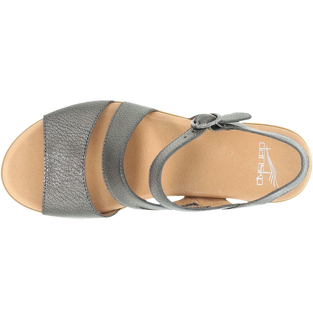 Dansko Tansy Sandals - Womens Gunmetal Back View