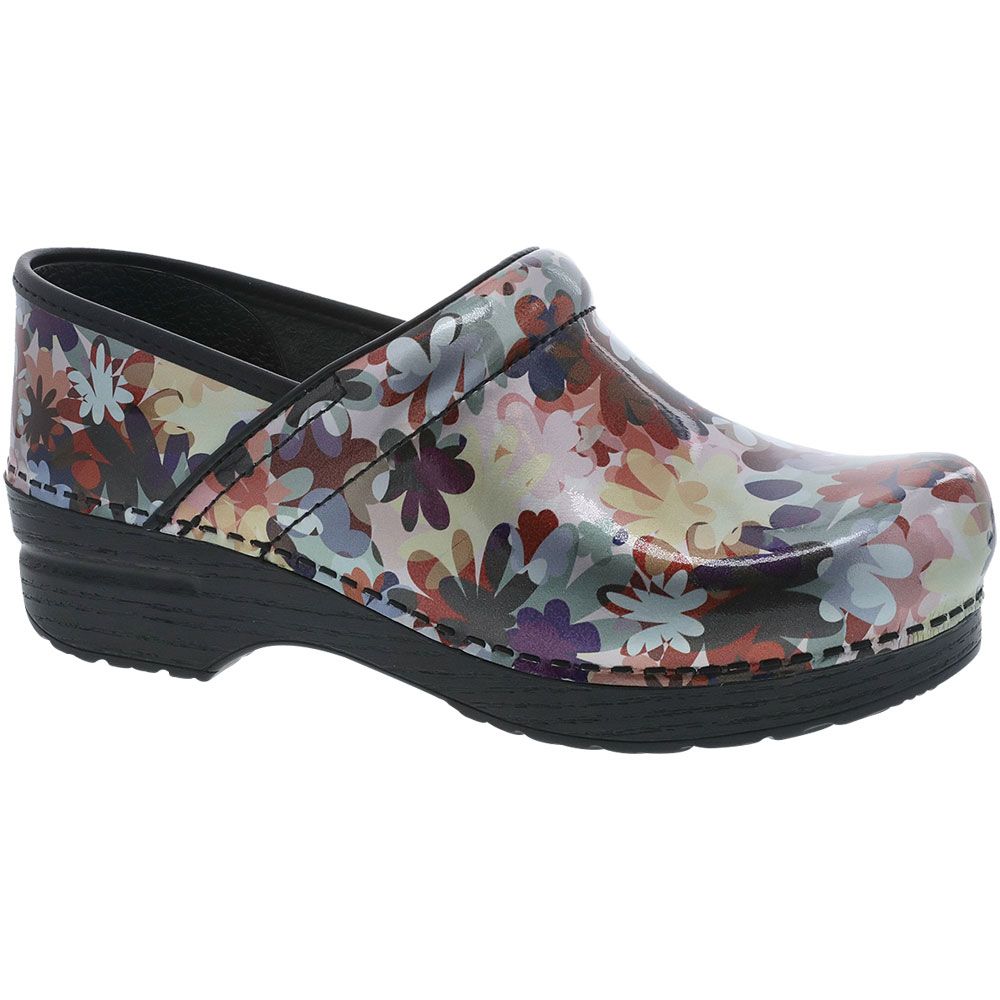 Dansko Professional Slip on Casual Shoes - Womens Boho Flower Patent