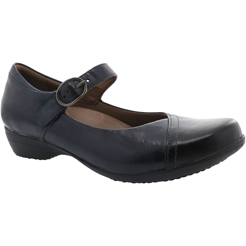 Dansko Fawna Slip on Casual Shoes - Womens Navy