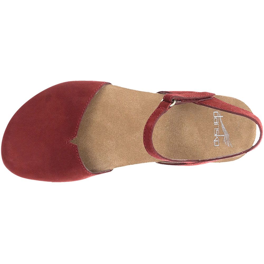 Dansko Rowan Sandals - Womens Cinnabar Back View