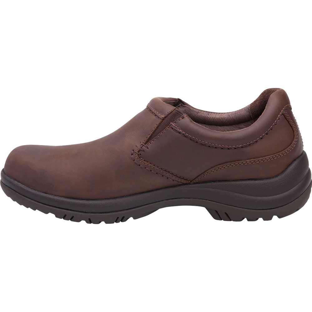 Dansko Wynn Slip On Casual Shoes - Mens Brown Back View