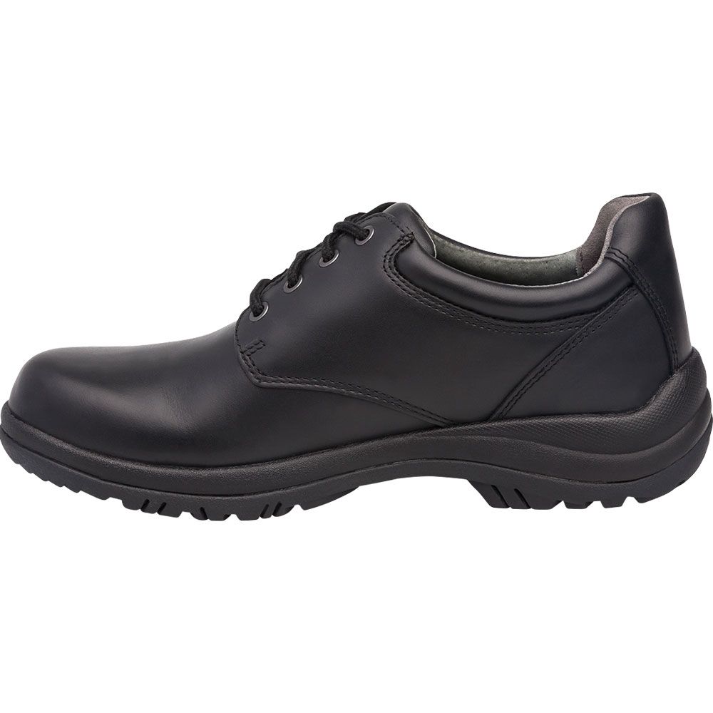 Dansko Walker Lace Up Casual Shoes - Mens Black Back View