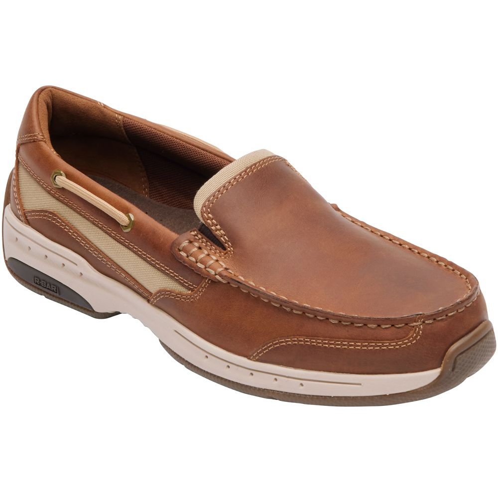 Dunham Captain Venetian Boat Shoes - Mens Tan