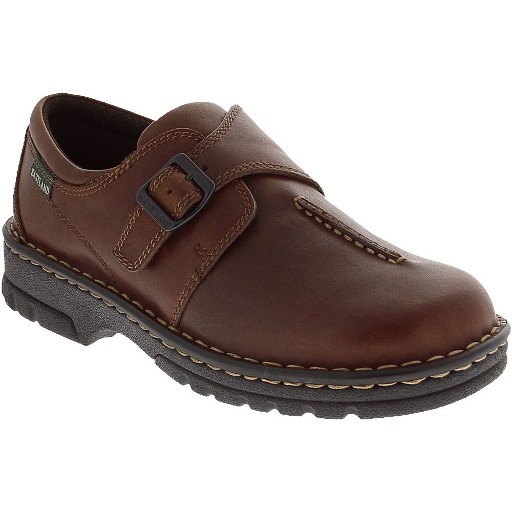 Eastland Syracuse Monk Strap Casual Shoes - Womens Brown