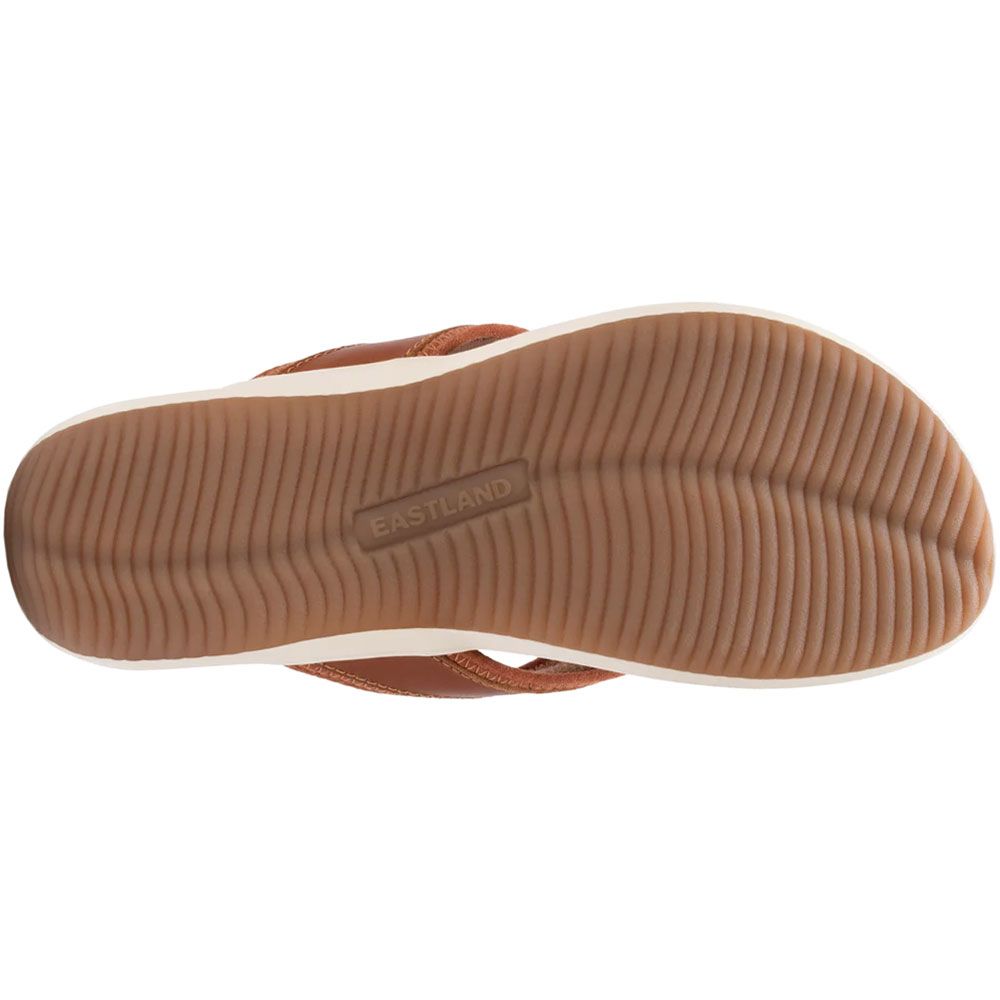 Eastland Camden Flip Flops - Womens Tan Sole View