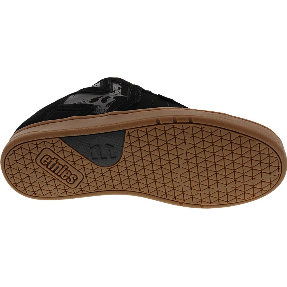 Etnies Metal Mulisha Fader 2 Skate Shoes - Mens Black Gum Sole View