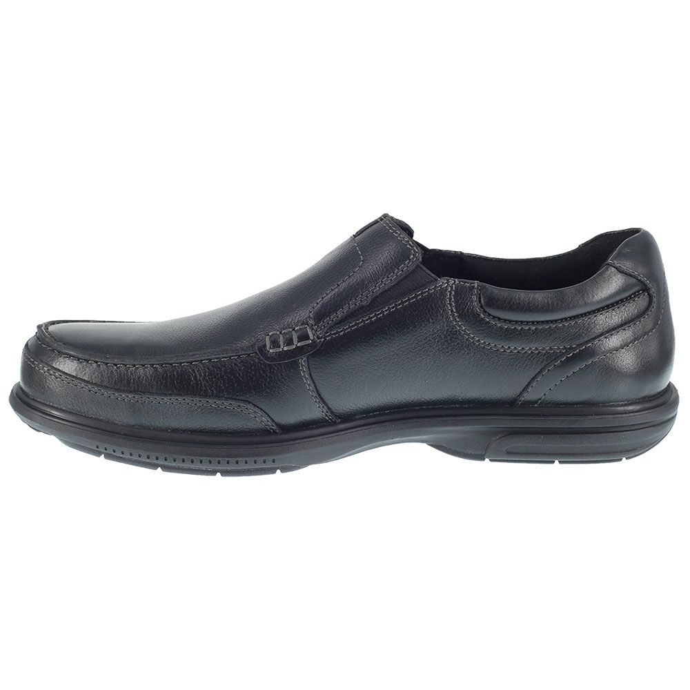 Florsheim Work Fe2020 Safety Toe Work Shoes - Mens Black Back View