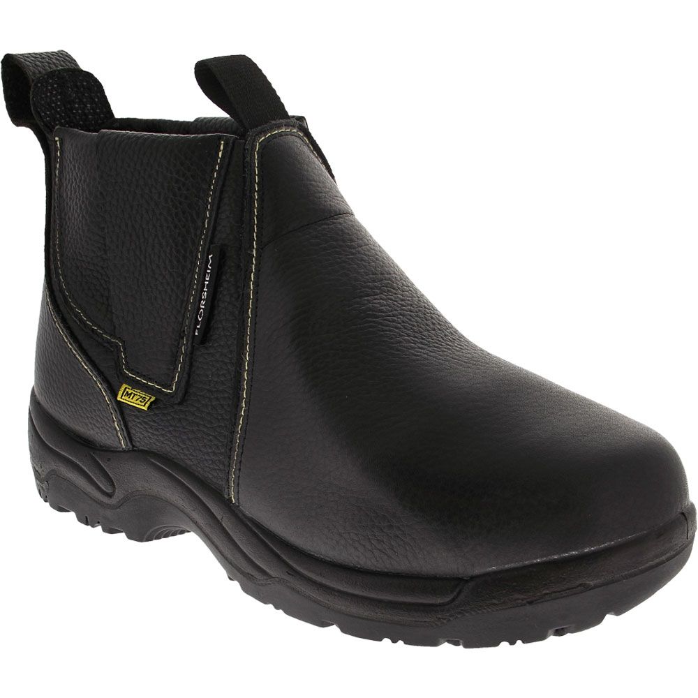 Florsheim Work Hercules Steel Toe Work Boots - Mens Black