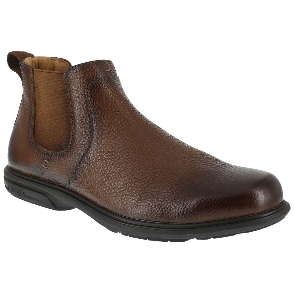 Florsheim Work Brown Chukka Safety Toe Work Boots - Mens Brown