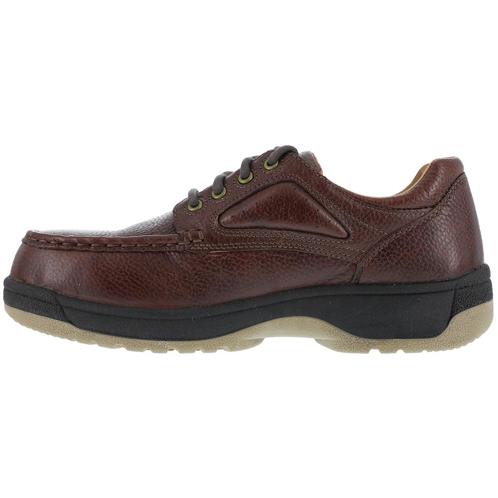 Florsheim Work Fs2400 Composite Toe Work Shoes - Mens Brown Back View