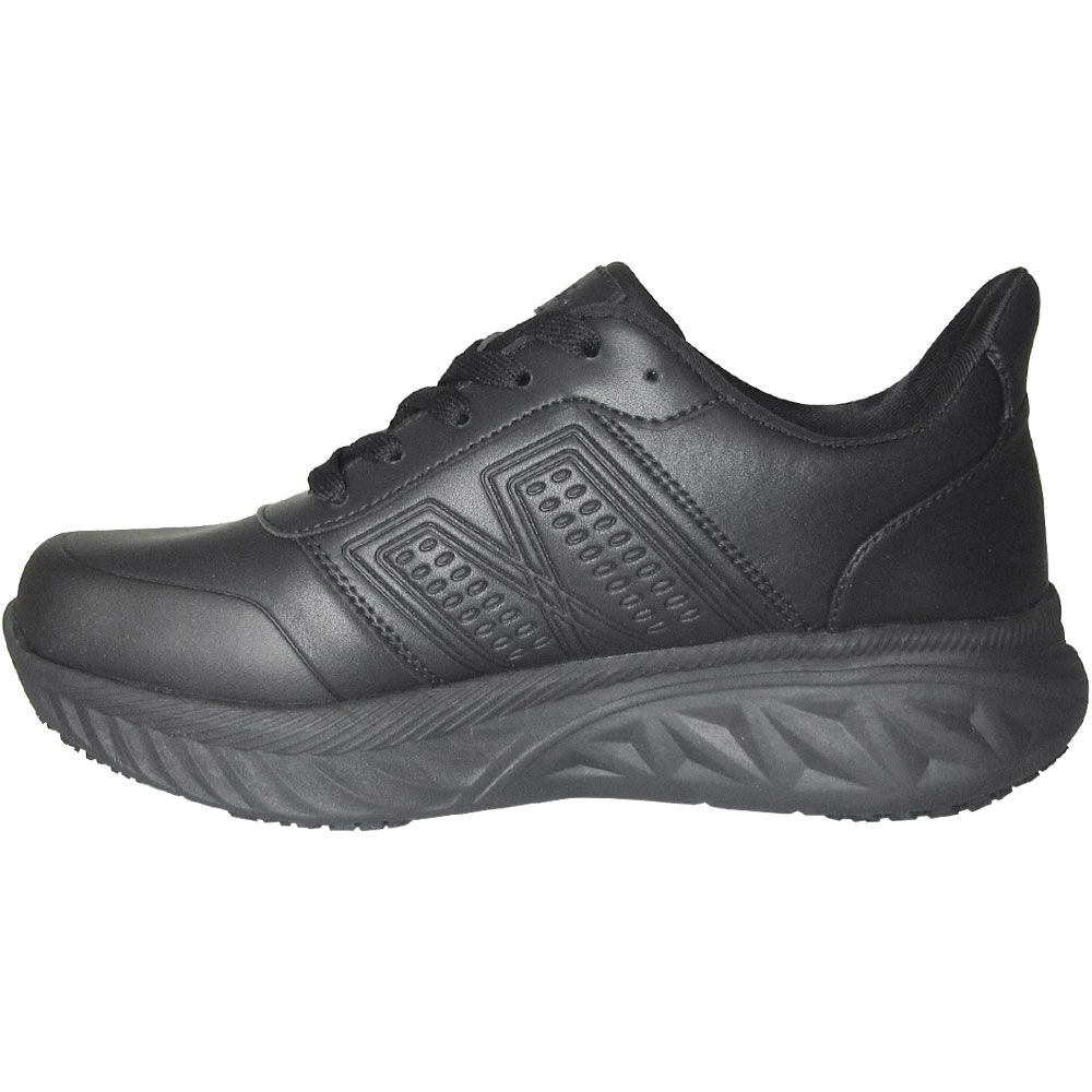 Genuine Grip 1500 Non-Safety Toe Work Shoes - Mens Black Back View