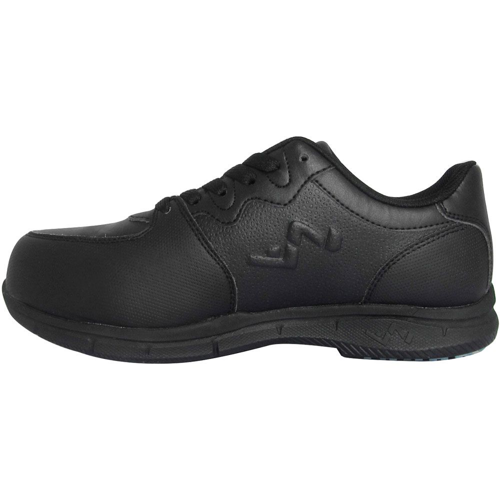 Genuine Grip 5020 Composite Toe Work Shoes - Mens Black Back View