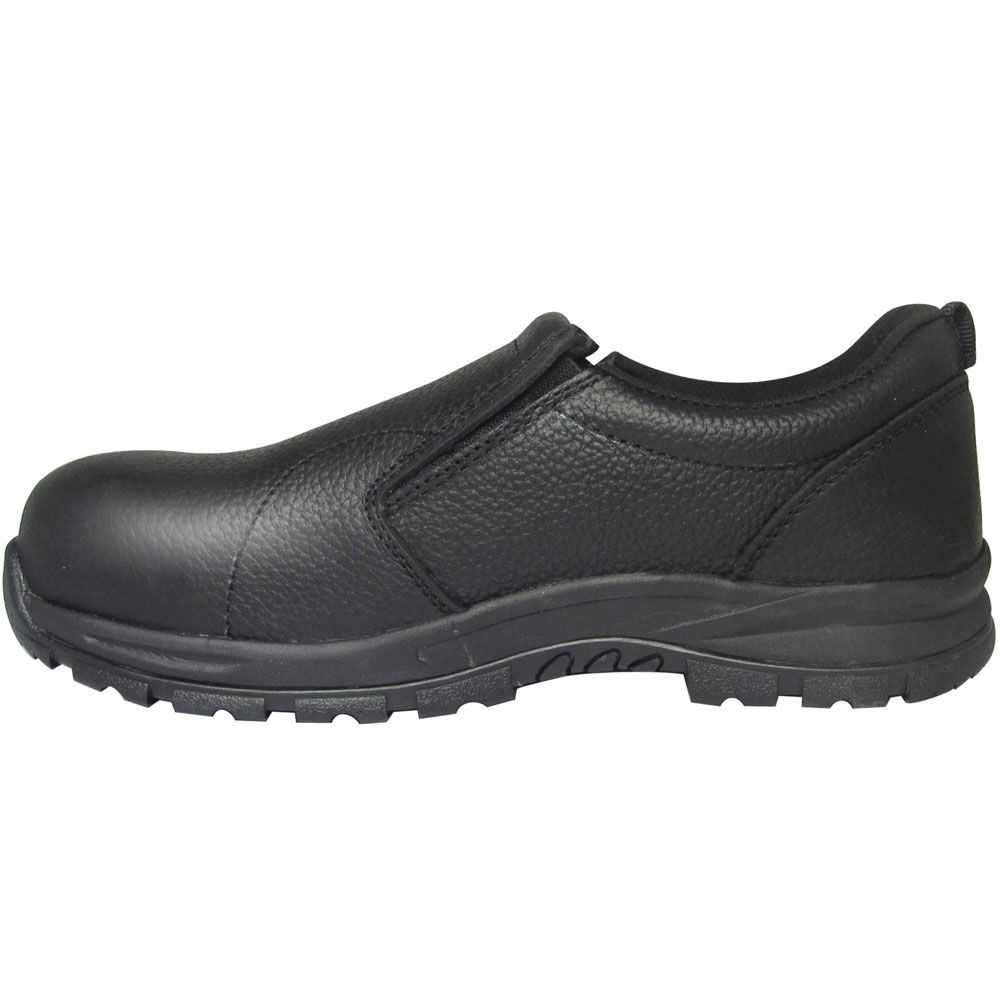 Genuine Grip 6020 Composite Toe Work Shoes - Mens Black Back View